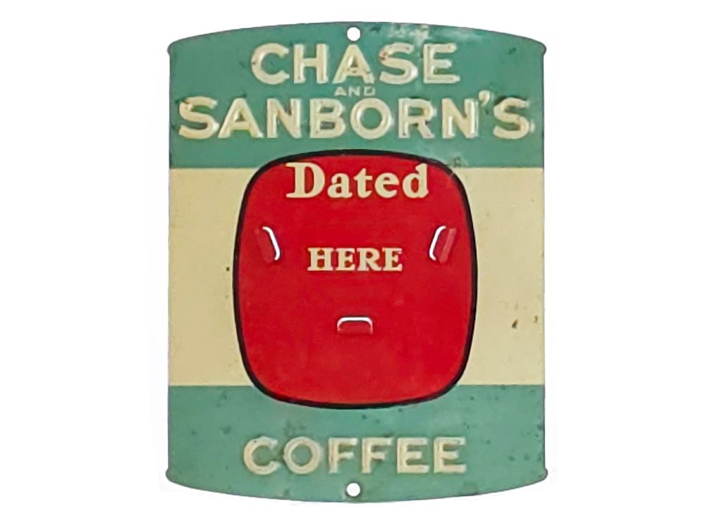Lot 632: Chase and Sanborns Coffee SST Advertising Sign