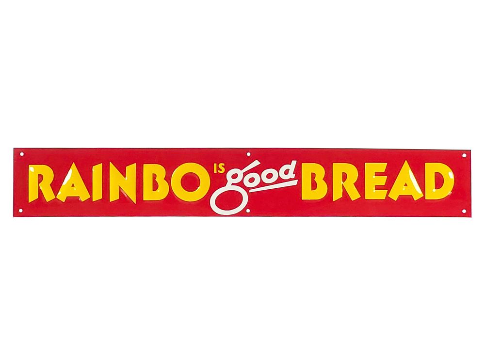 Lot 676: 1946 Rainbo Bread is Good Tin