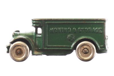 A.C. Williams Cast Iron Moving Van. Fun A.C. Williams moving van in original paint. A desirable 
