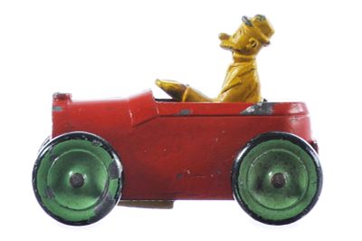 Tootsietoy Andy Gump Car. Clean No. 348 Gump car with color Andy driving. This early comic 