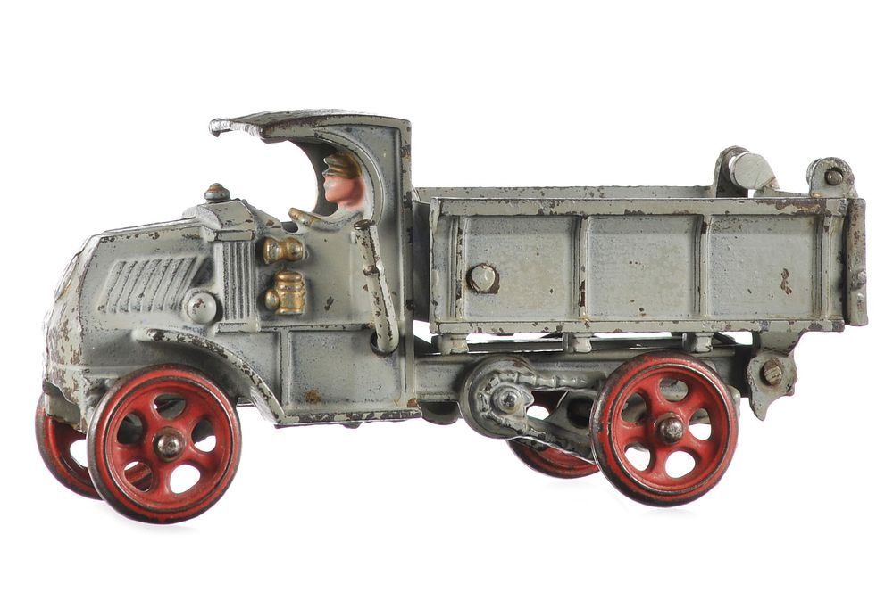 Lot 170: Grey Hubley Mack Dump Truck Cast Iron