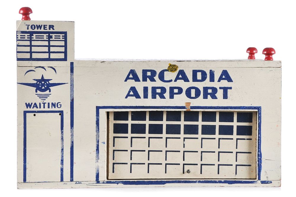 Lot 174: Arcade Airport Ca. 1939 Cast Iron Accessory