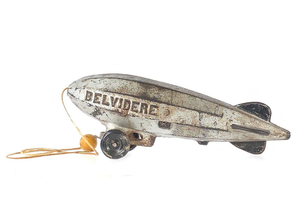 Lot 177: Coveted Vindex Belvidere Blimp Zeppelin Cast Iron