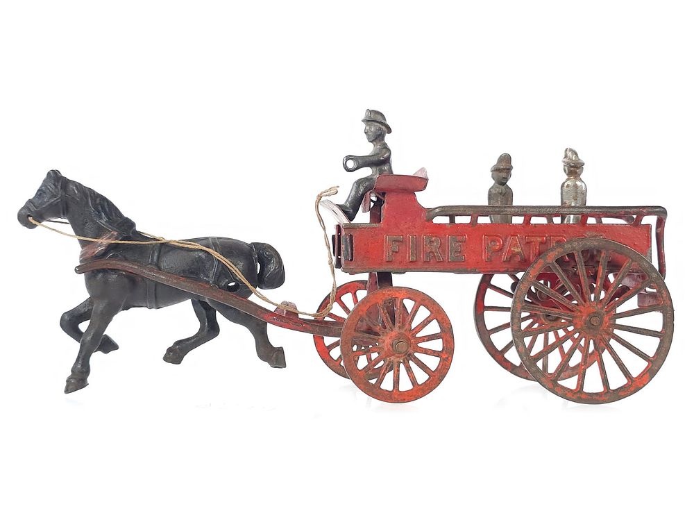 Lot 180: Hubley Ca. 1906 Fire Patrol No. 218 Cast Iron