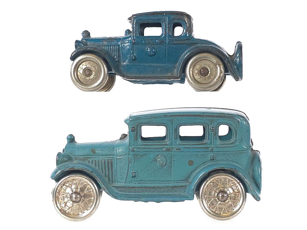 Lot 183: (2) A.C. Williams Blue Iron Stellar Sedan and Coupe