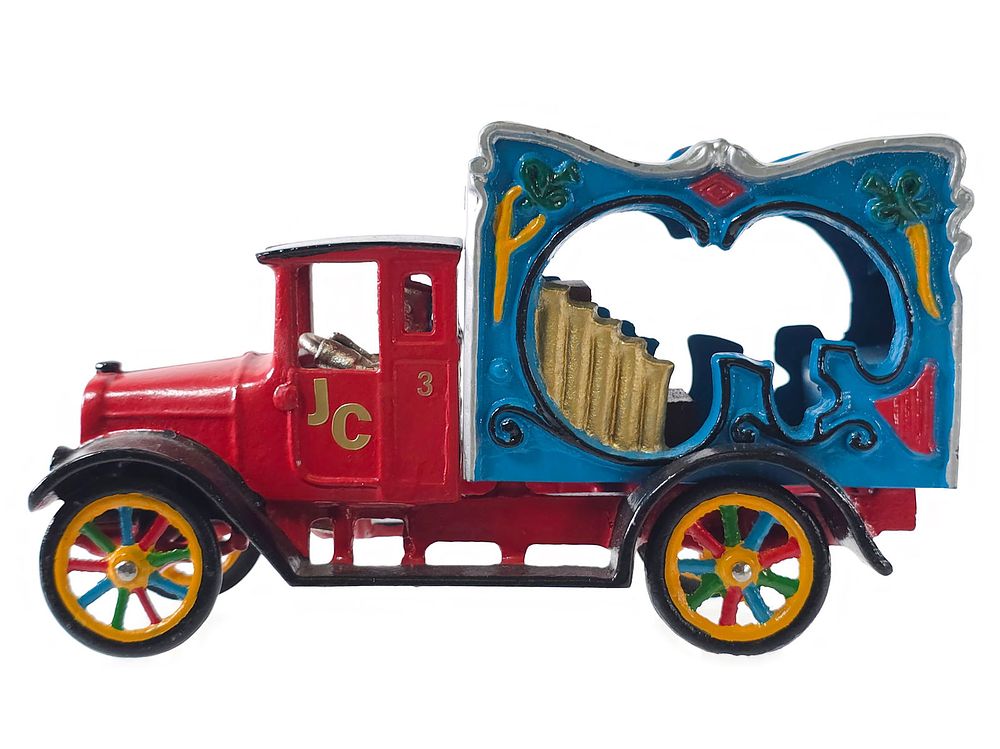Lot 219: Jim Crawford Cast Iron Circus Wagon Calliope