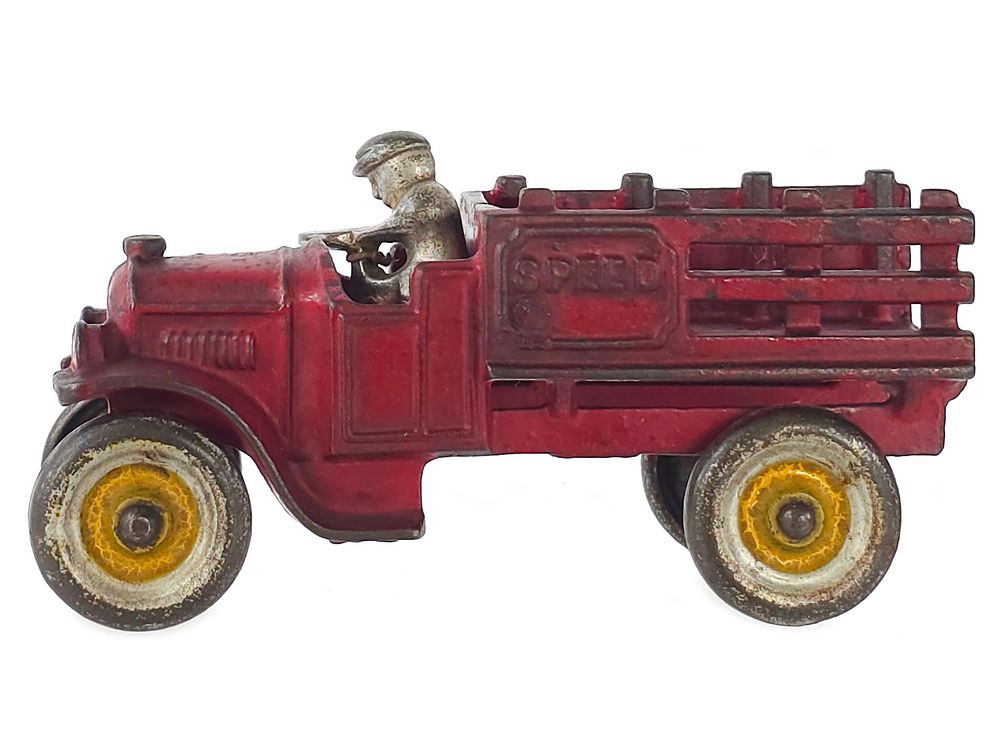 Lot 228: Kenton 1925 Speed Truck Cast Iron with Rider