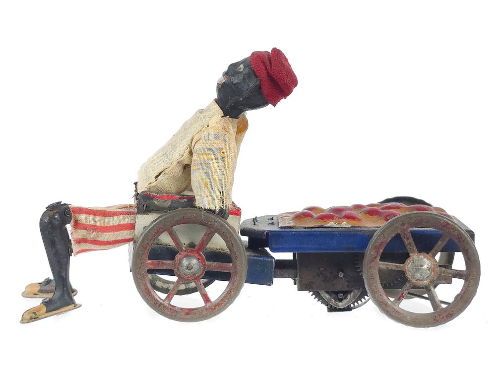 Lot 251: Fernand Martin L'Autopatte Mechanical Fruit Vendor Toy