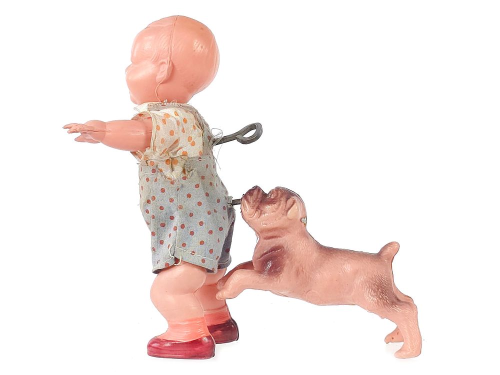 Lot 262: 1930s Japanese CK Kuramochi Celluloid Windup Poor John