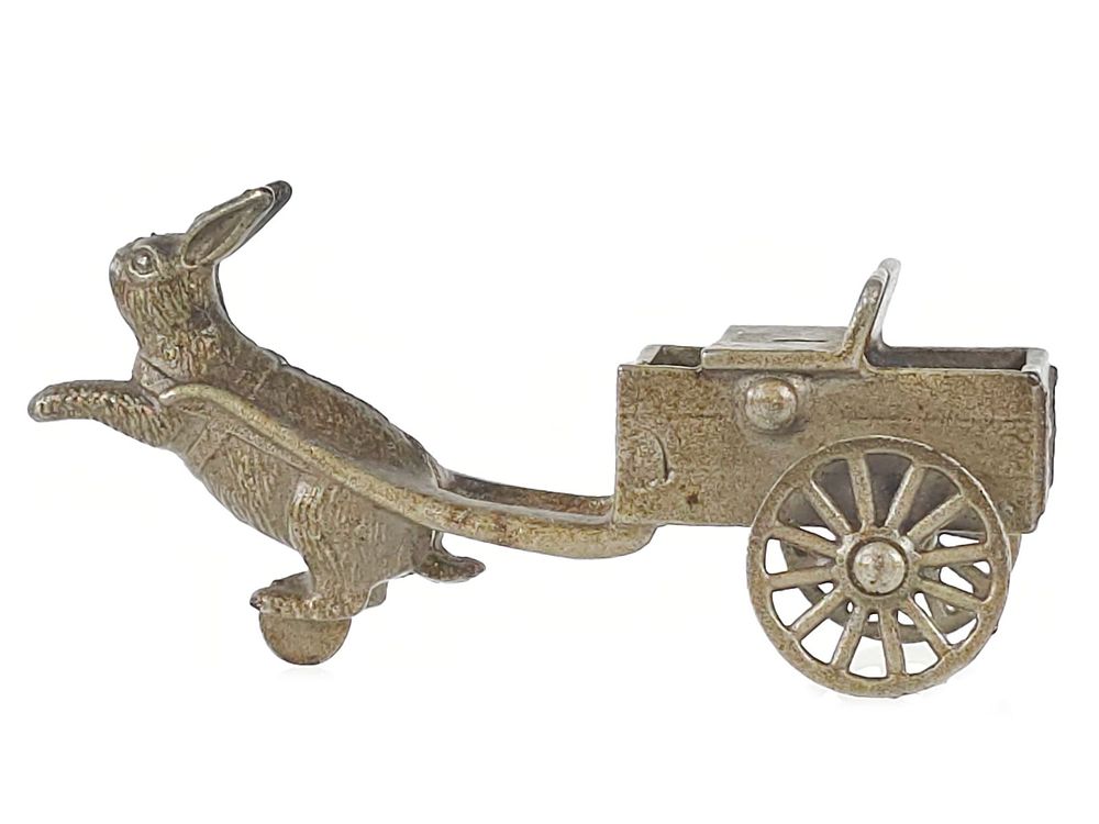 Lot 317: Ideal Cast Iron Rabbit Cart