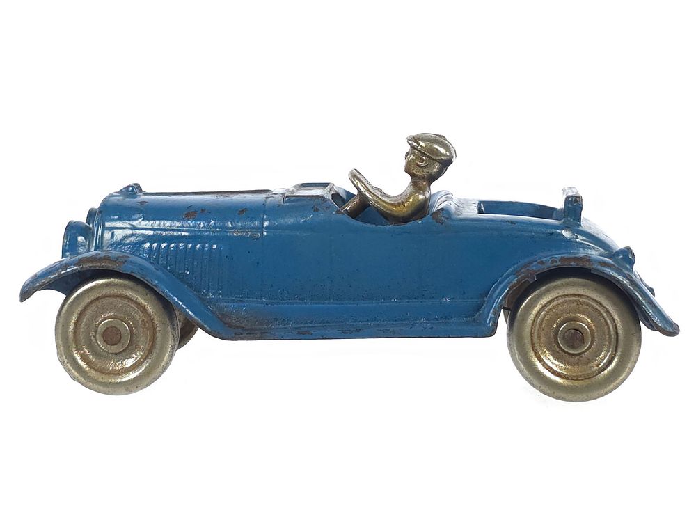 Lot 337: Large Blue Kilgore Cast Iron Roadster