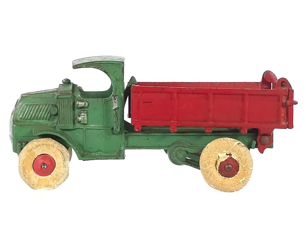 Lot 356: Hubley Green and Red Mack Dump Truck Circa 1928