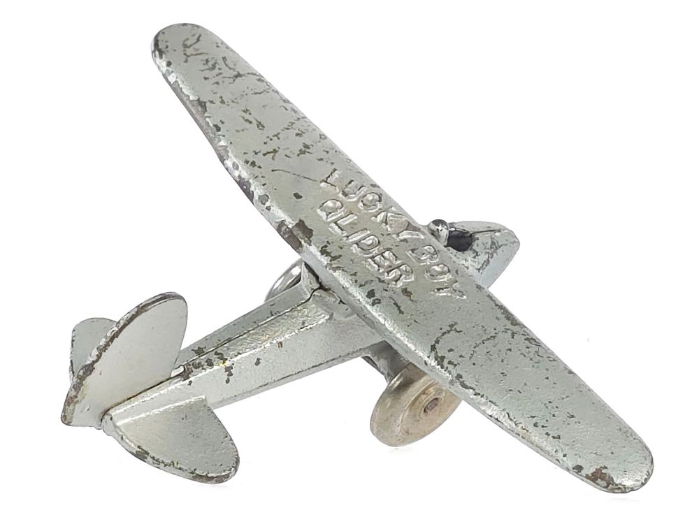 Lot 368: Unusual Lucky Lindy Dent Cast Iron Glider