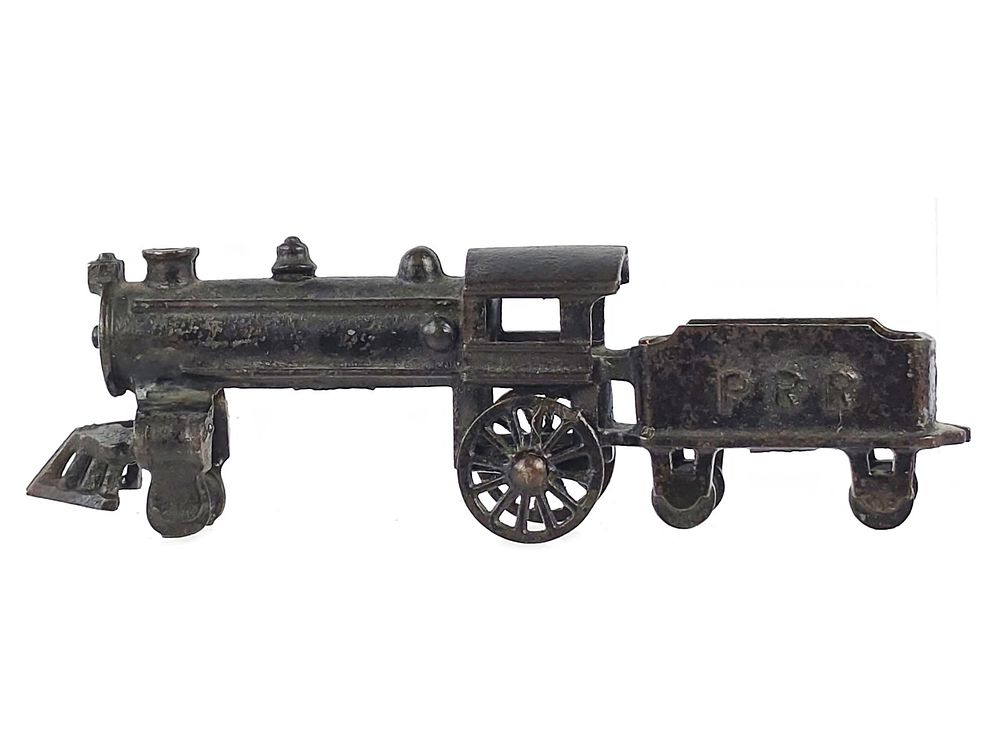 Lot 391: Previously Unknown Cast Iron P.R.R. Train