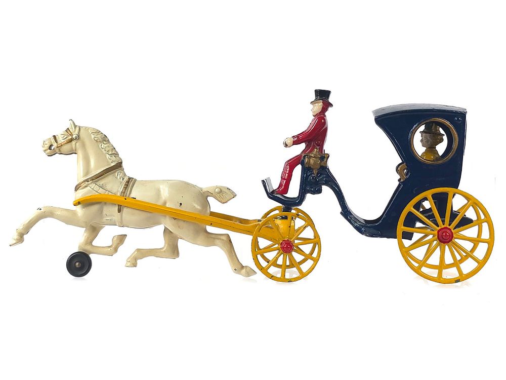 Lot 396: Immaculate Kenton Hansom Cab Cast Iron