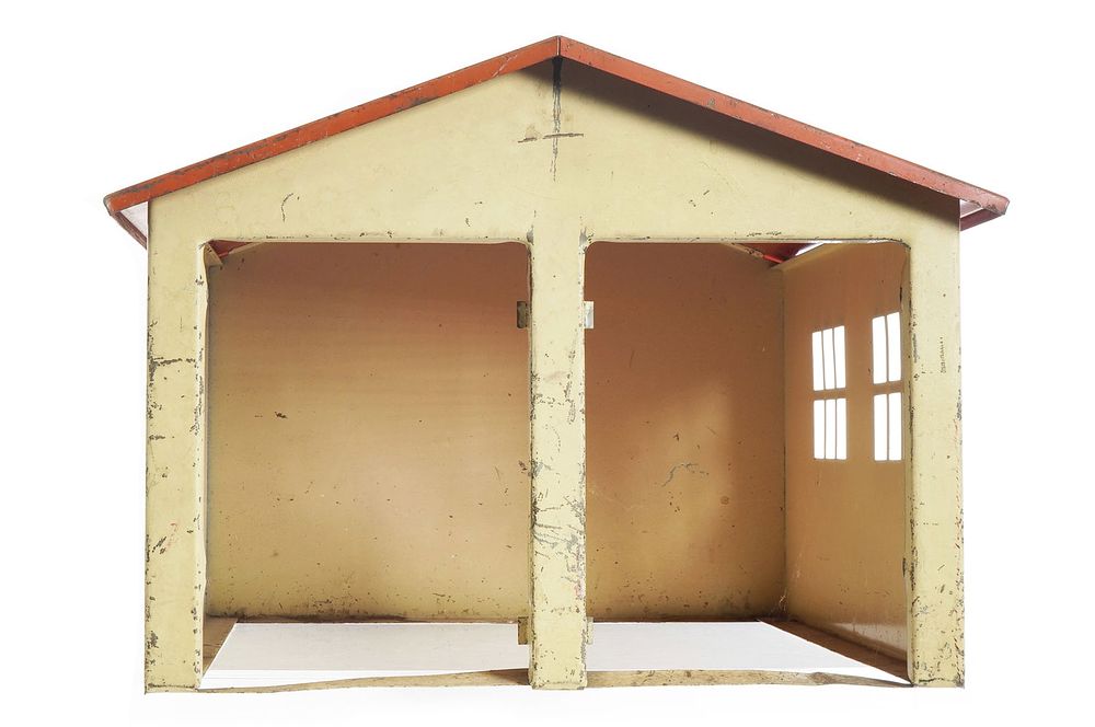 Lot 411: Pressed Steel Large Garage, Likely Turner