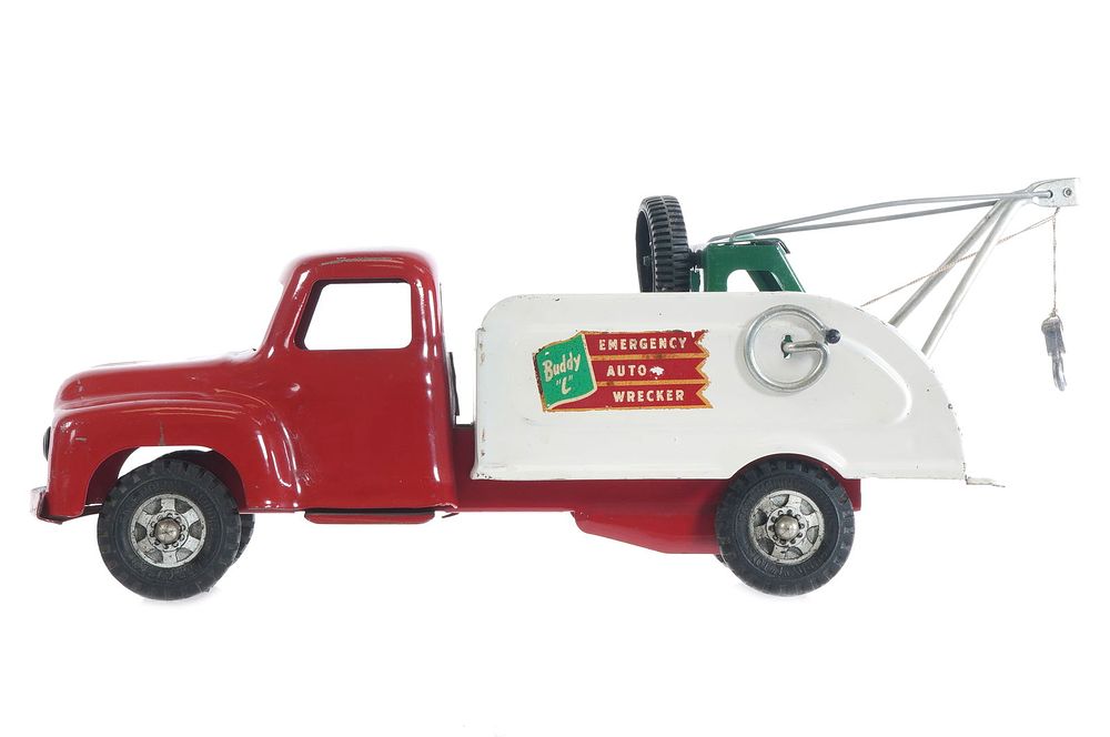 Lot 412: Buddy L Emergency Auto Wrecker Pressed Steel Truck
