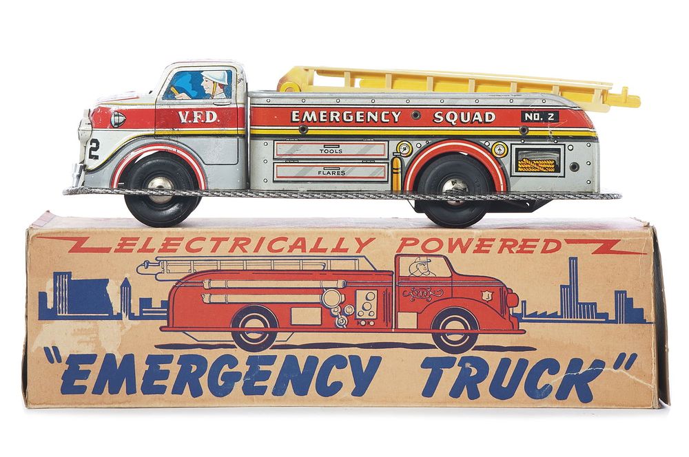 Lot 423: Marx Boxed Emergency Truck