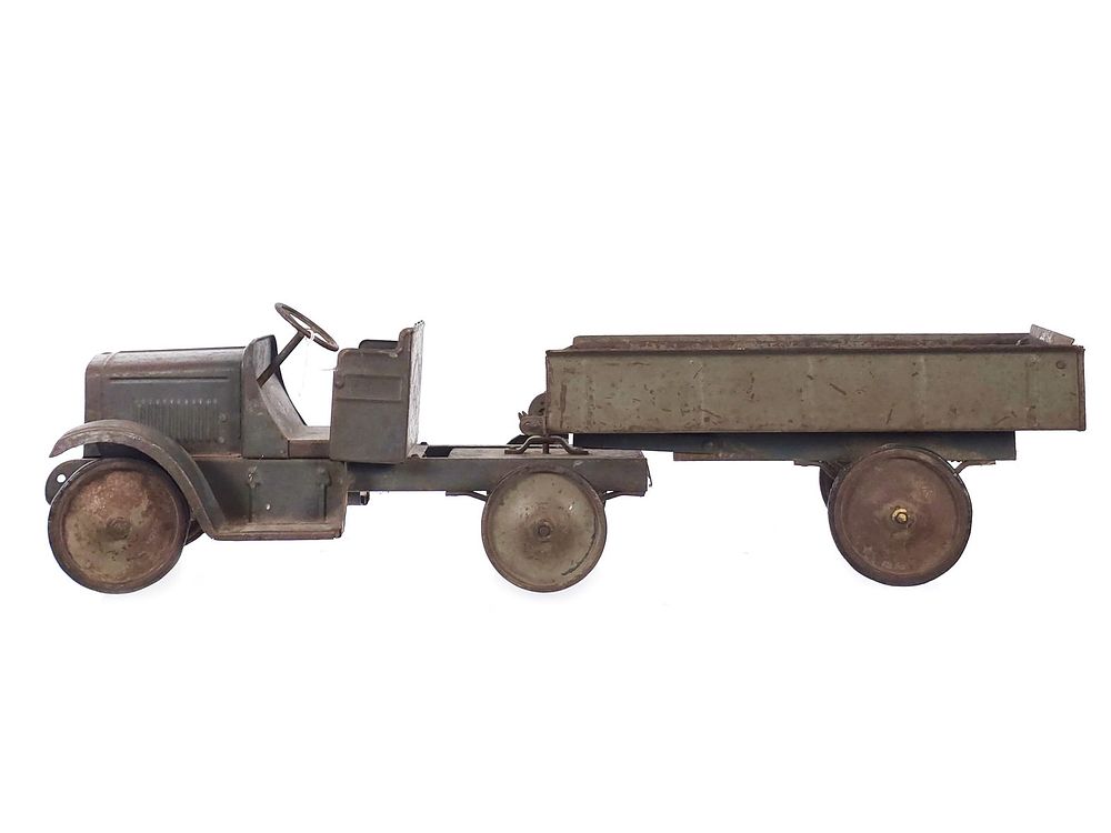 Lot 480: Murray Steelcraft Steel Truck and Trailer