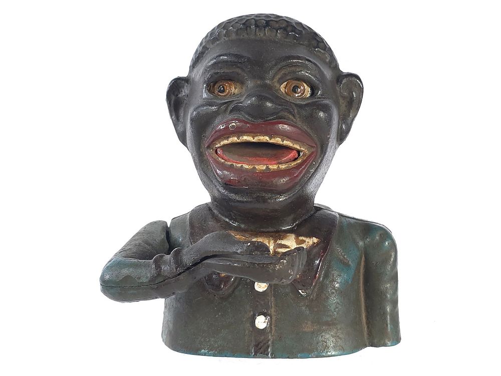Lot 441: Cast Iron Jolly Boy Mechanical Bank