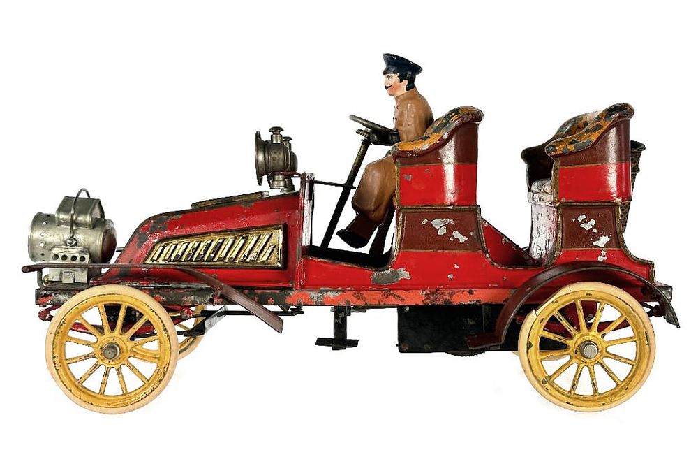 Lot 293BB: Largest Tin Bing Touring Car Windup Ca. 1905, Germany