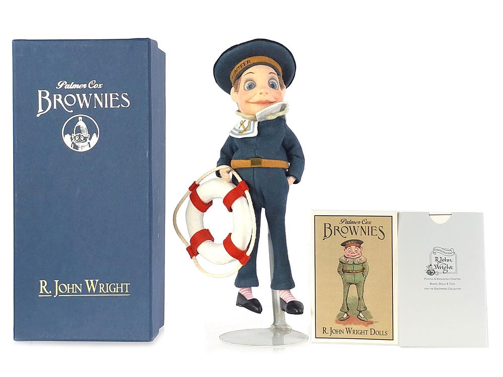 Lot 275F: Palmer Cox Brownie Cloth The Sailor by R. John Wright