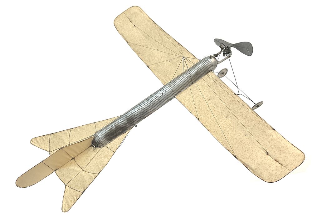 Lot 298: Incredibly Rare Ca. 1914 Bing Autoplan Airplane Air Powered