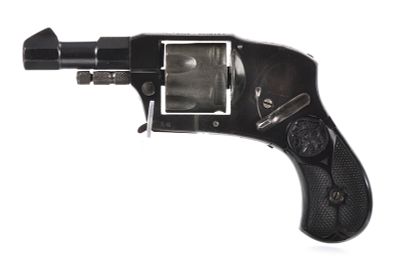 Arminius Pull Down Trigger 7.65mm Hammerless Revolver. Arminius pull-down trigger revolver 