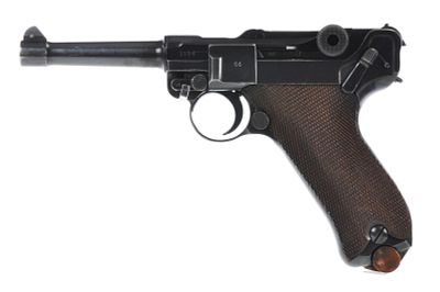1939 Luger P08 Mauser Production, Eagle Stamps. 1939 Luger P08 Mauser production with eagle 