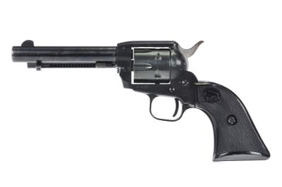 EIG Buffalo Scout .22LR. EIG Buffalo Scout E15 revolver chambered in .22 LR. The action 