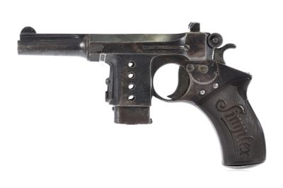 Bergmann Simplex Second Variation 8 mm Pistol. Bergmann Simplex Second Variation 8mm pistol 