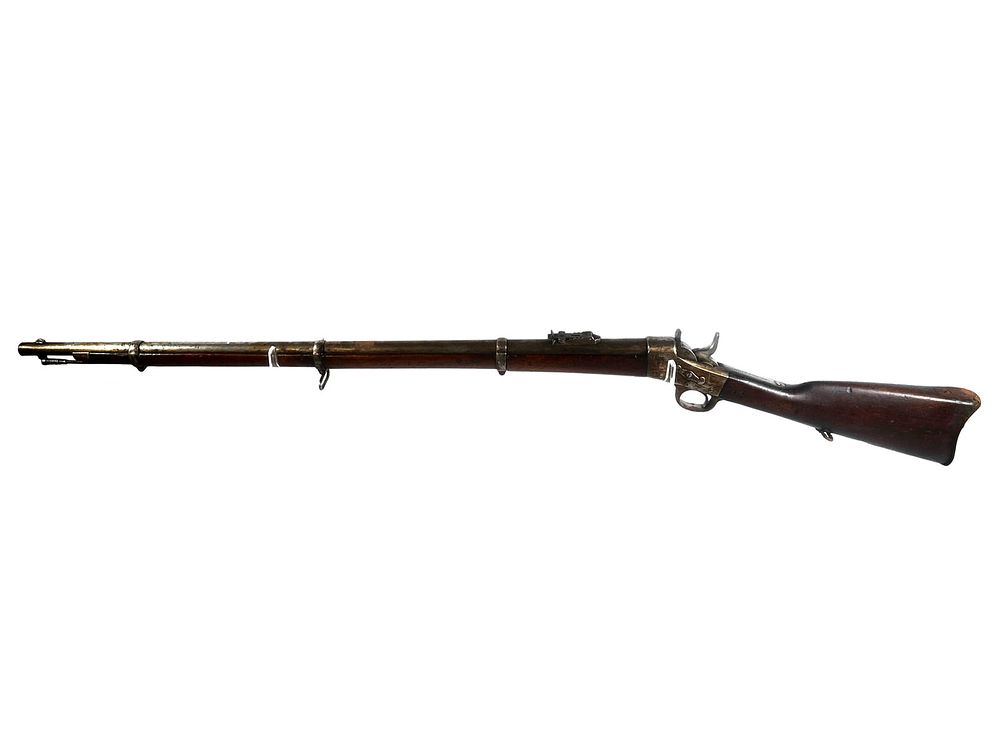 Lot 165: 1870s Remington Rolling Block Military Rifle