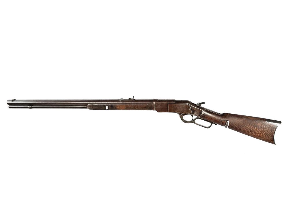 Lot 189: Winchester Model 1873 .44 Cal Rifle Late First Model