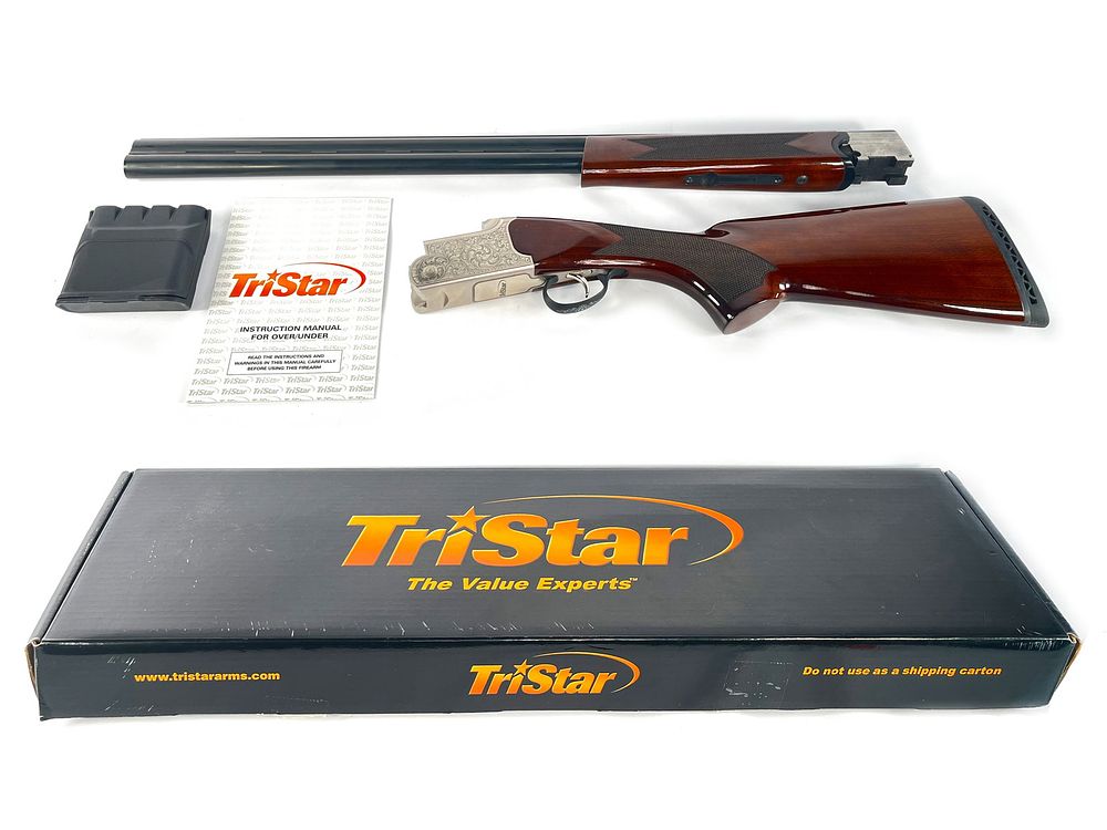 Lot 206: TriStar Upland Hunter EX Silver 12 Gauge NIB