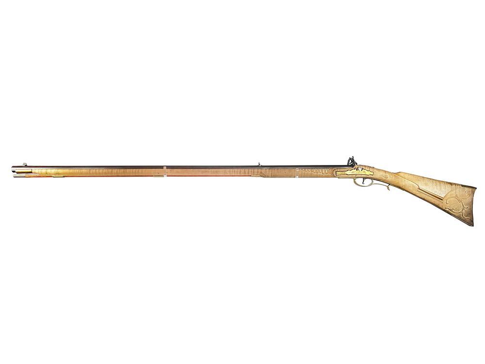 Lot 211: Flintlock Kentucky Rifle Kit Build .40 Bore