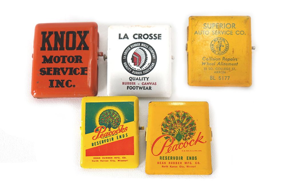 Lot 259: (5) 1950s Giveaway Advertising Paper Clips Lot