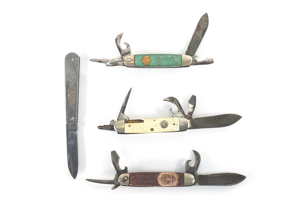 Lot 295: (4) Pocket Knives Boker/Imperial/Ulster/Kut Master