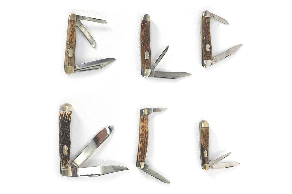 Lot 300: (6) Pocket Knives Remington Winchester Lot