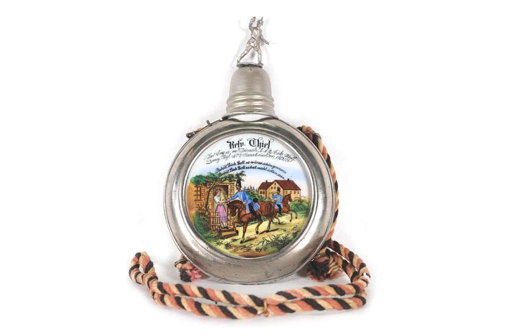 Lot 321: 1903-1906 Pre-WWI German Mounted Soldier Flask