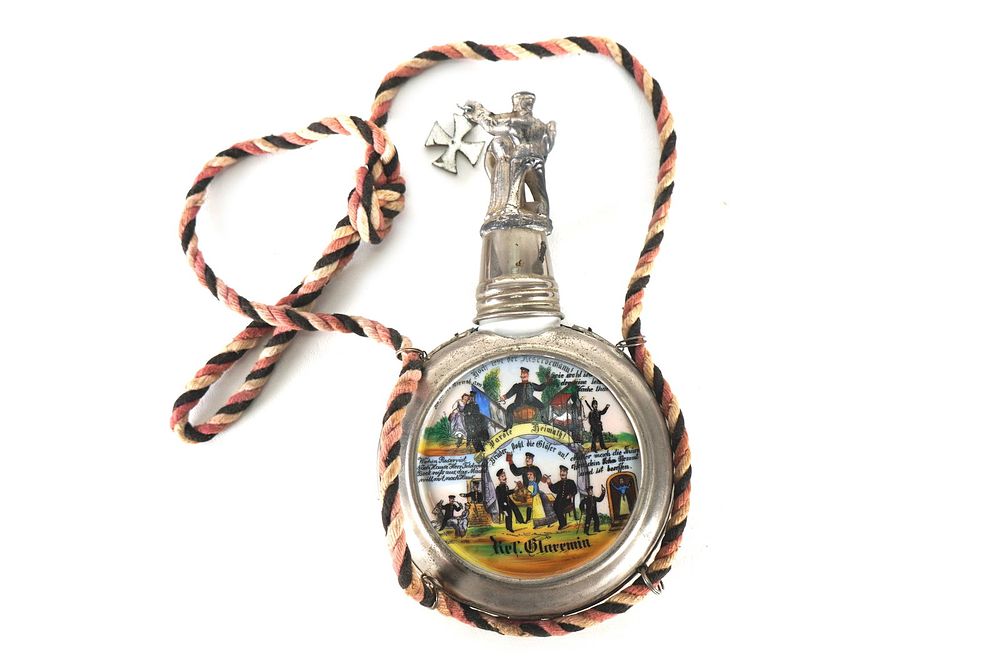 Lot 324: 1904-1906 Imperial German 138th Infantry Regiment Reservist Service Flask