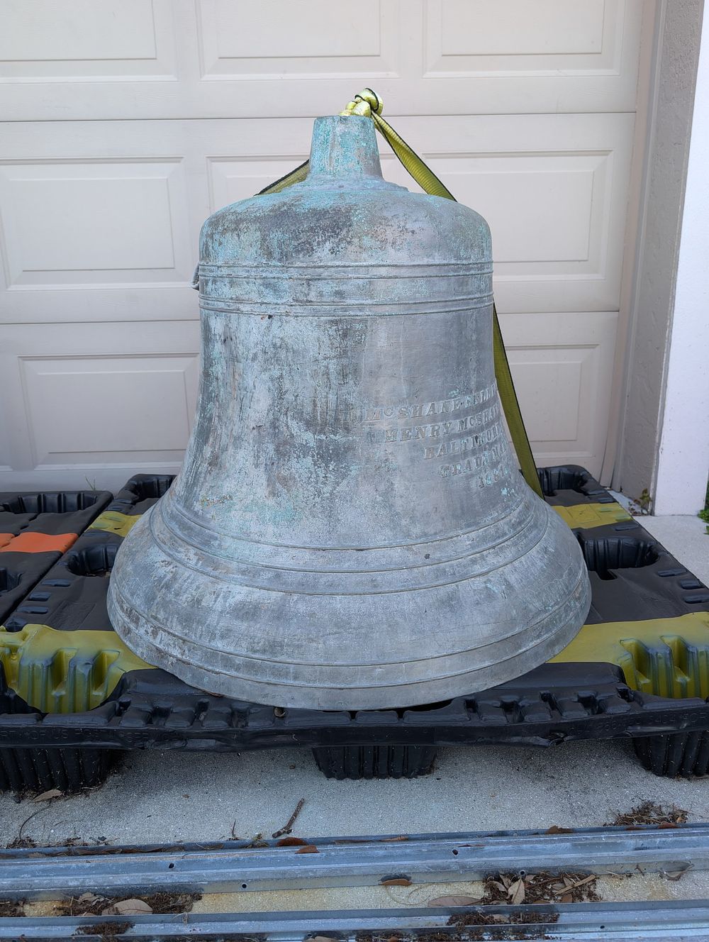Lot 350: 1887 McShane Foundry Church Bell
