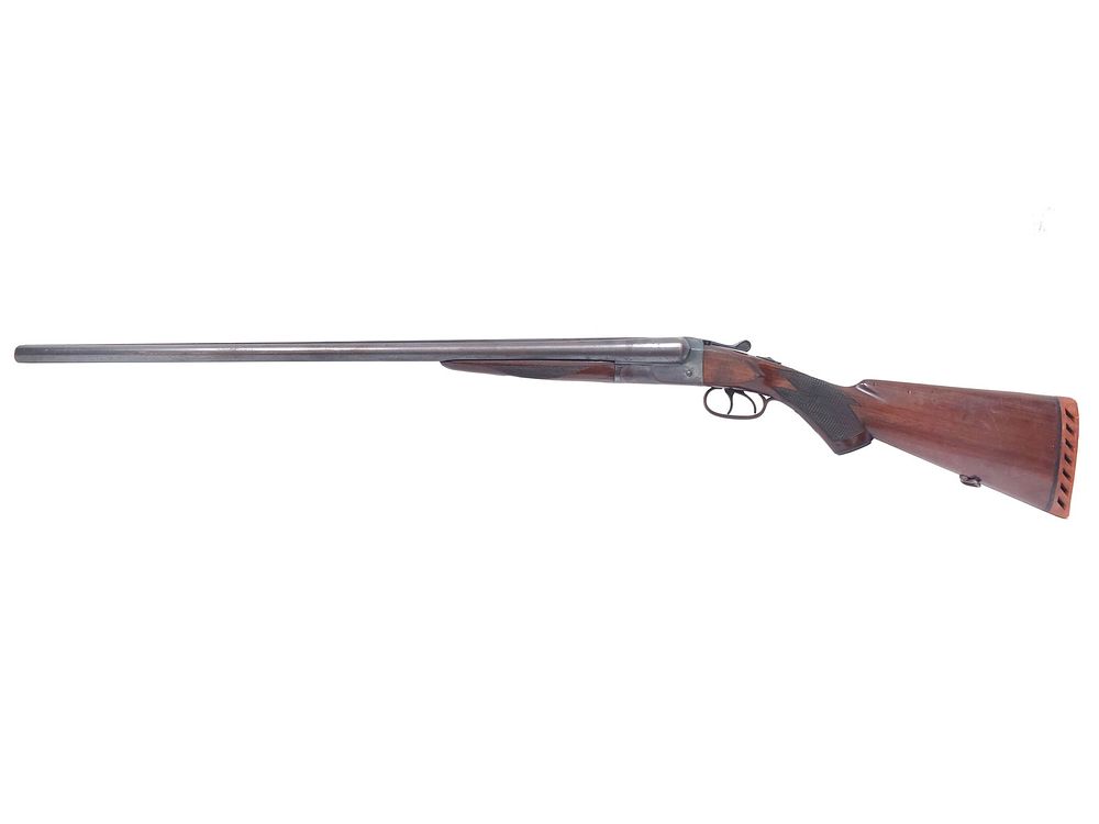 Lot 214D: Iver Johnson Double Barrel Side-by-Side Shotgun 16 Gauge