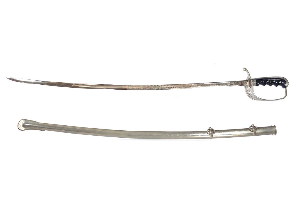 Lot 214G: Army Officers Sword Zubco Spain Ca. 1906