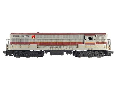 Lionel Lackawanna 2321. A Lionel Lackawanna 2321 Fairbanks Morse locomotive noted as running 