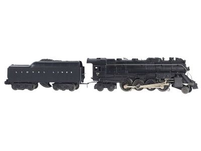 Lionel 726 RR Steam Engine w/Tender. A Lionel 726 RR steam engine with 2671WX whistle tender 