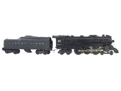Lionel Steam Engine 2056 w/Tender. A Lionel 2056 steam engine with 296W whistle tender, both in 