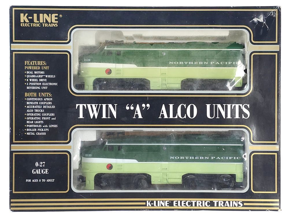 Lot 152: K-Line 2122 & 2123 NP Engine Set Boxed