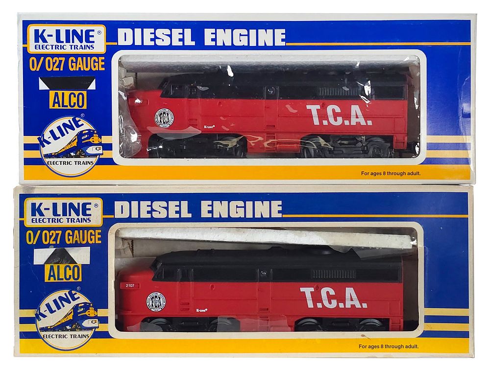 Lot 153: (2) K-Line K-2107D Dummy A Boxed