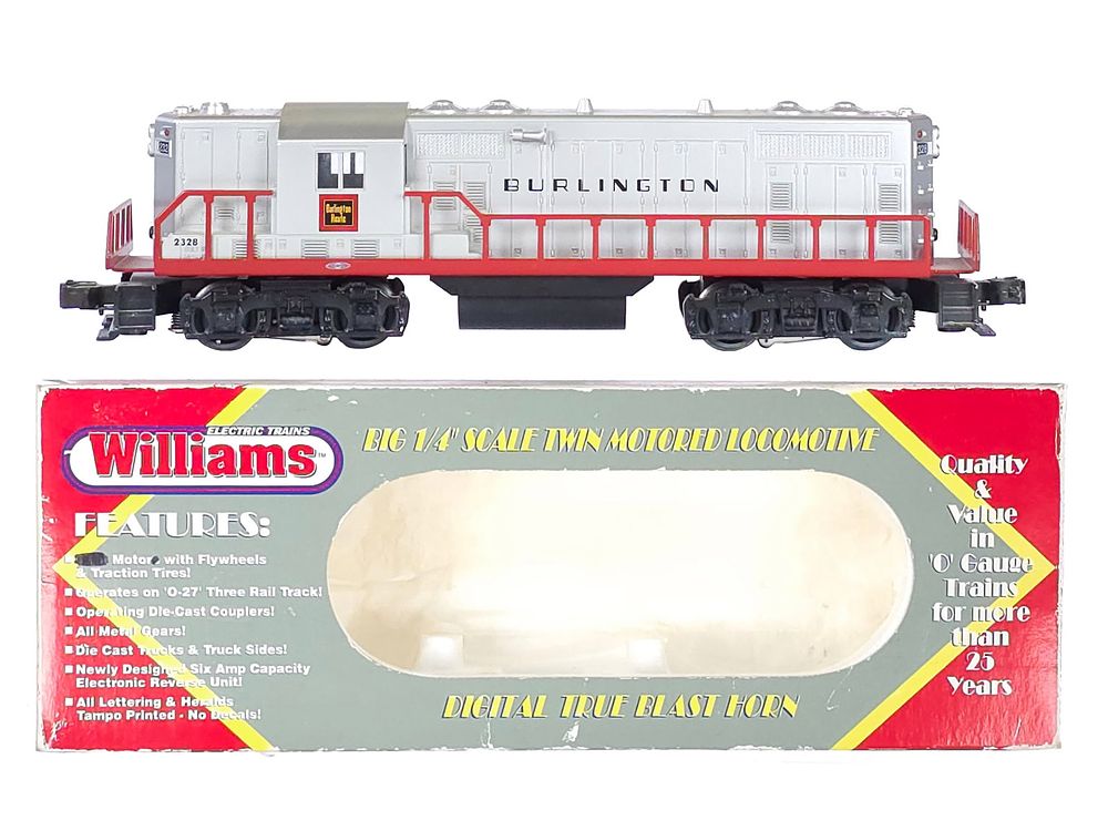 Lot 163: Williams 2328 Burlington Locomotive Boxed