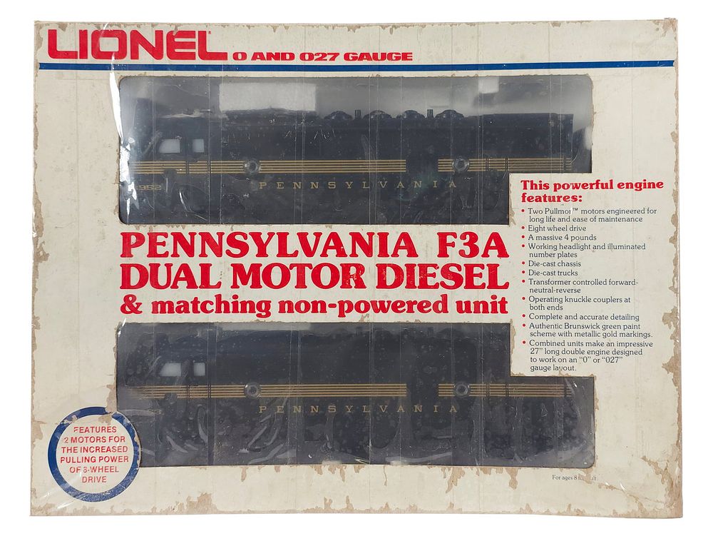 Lot 169: Lionel 6-8952 PA F3A Boxed
